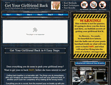 Tablet Screenshot of getherback.com